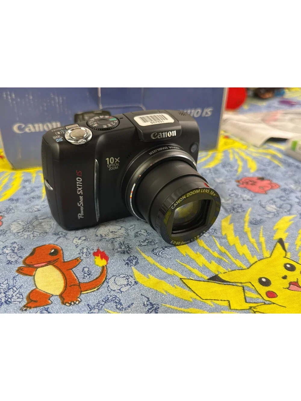 Canon PowerShot SX110 IS Digital Camera 10x Zoom 9.0MP Black - Complete Tested